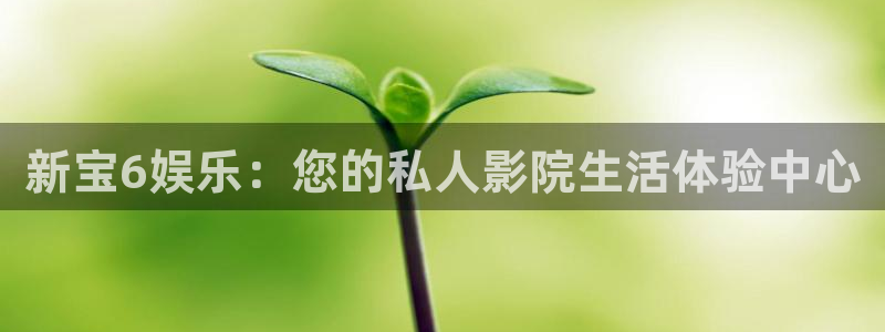 好彩运体育2官网入口：新宝6娱乐：您的私人影院生活体验中心