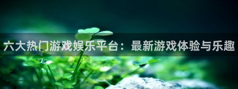 好彩运股份：六大热门游戏娱乐平台：最新游戏体验与乐趣